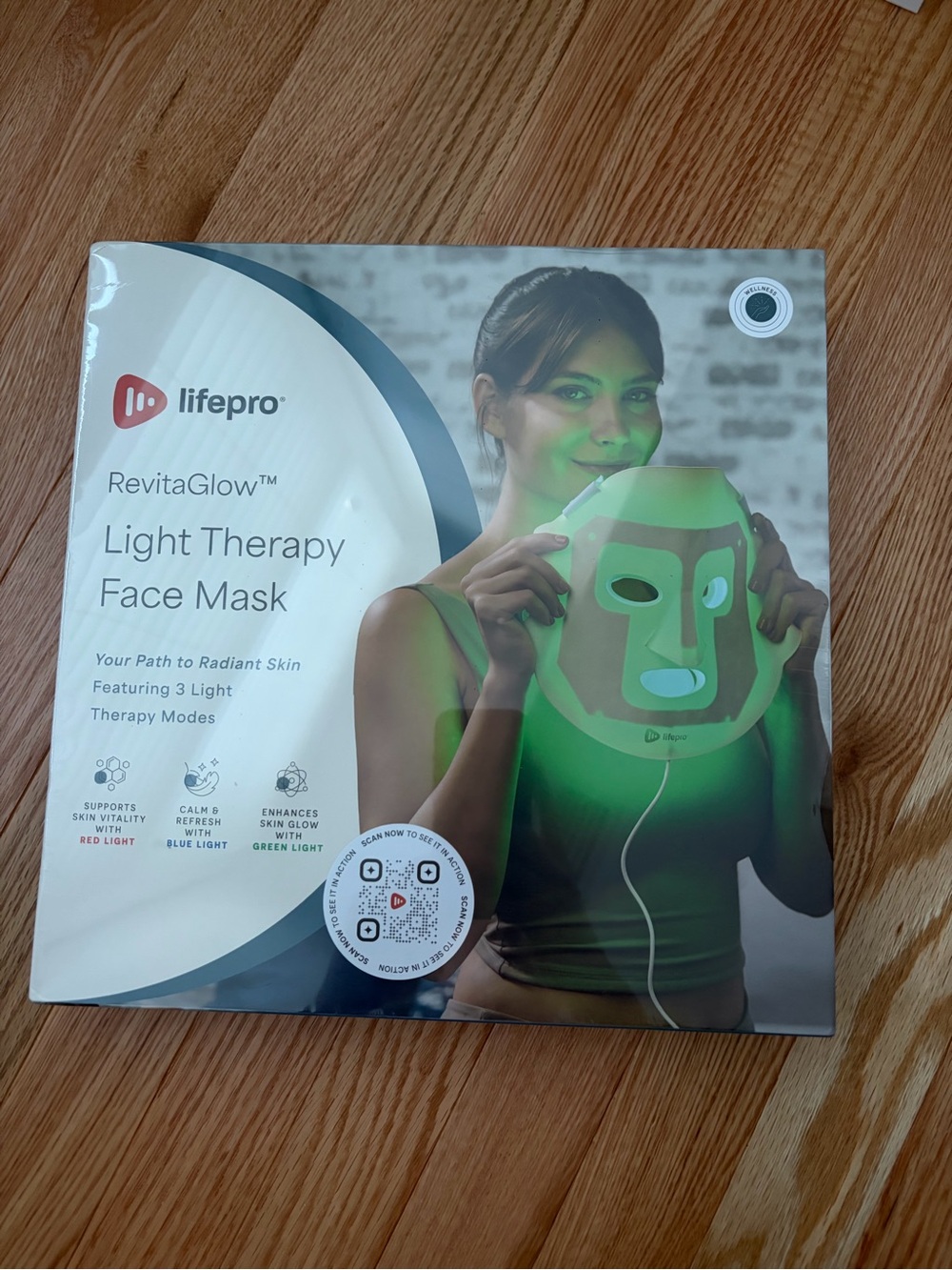 Lifepro RevitaGlow Light Therapy Face Mask
